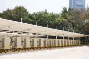 白沙膜结构停车棚